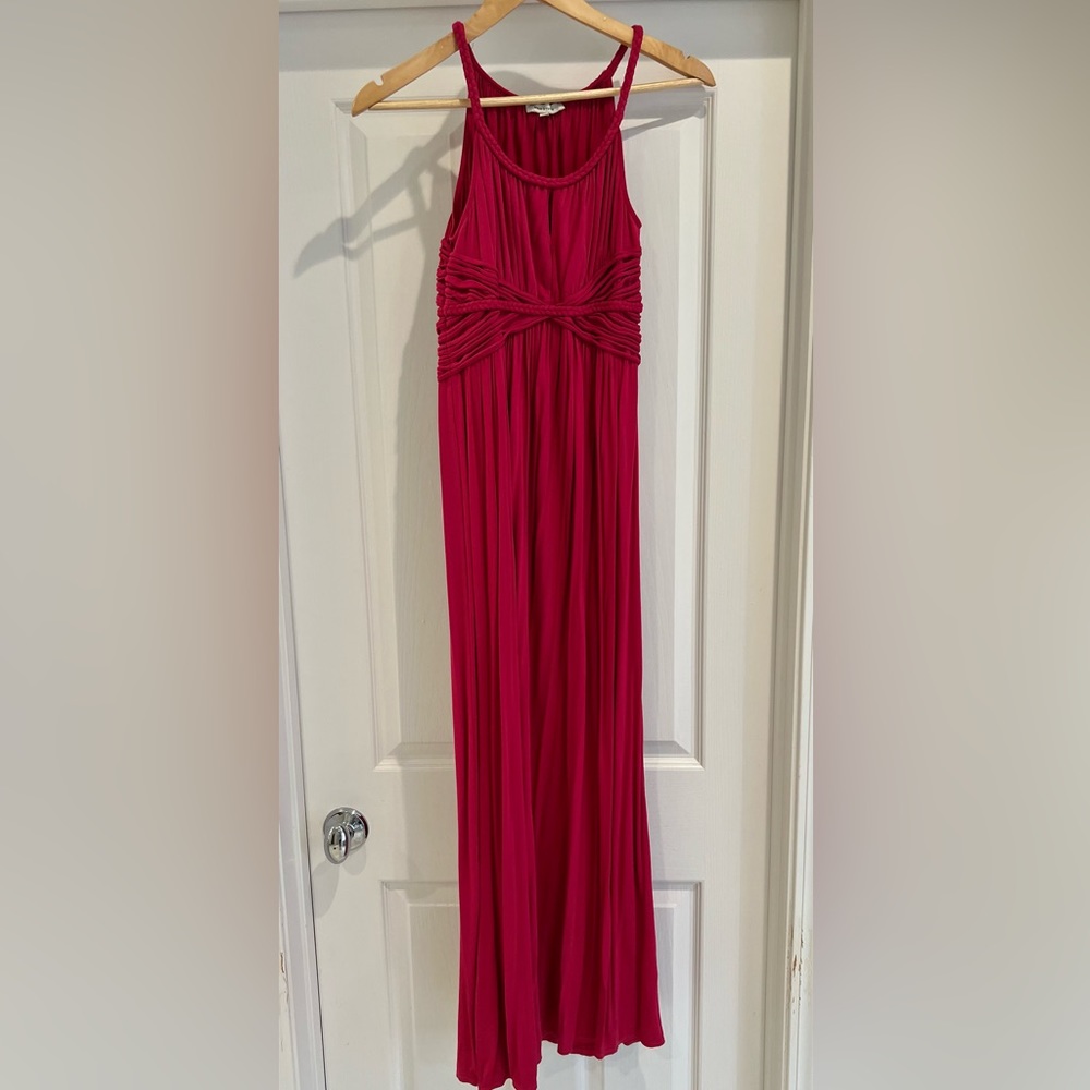 Max Studio long maxi dress/Pink Rose color/ Size Small